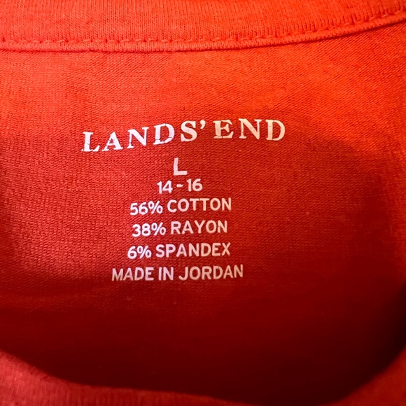 Lands End size L long sleeve T’s 2 for 1 - Picture 2 of 4